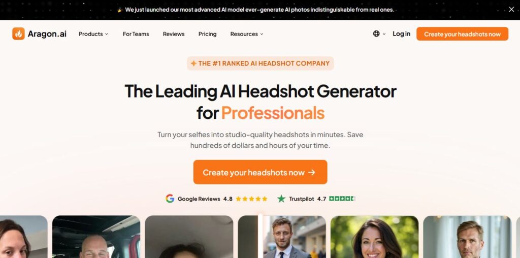 Aragon AI Homepage - Screenshot