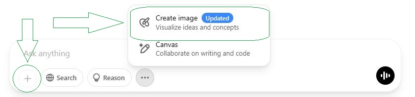 Chat Gpt guidance to image creation after uploading